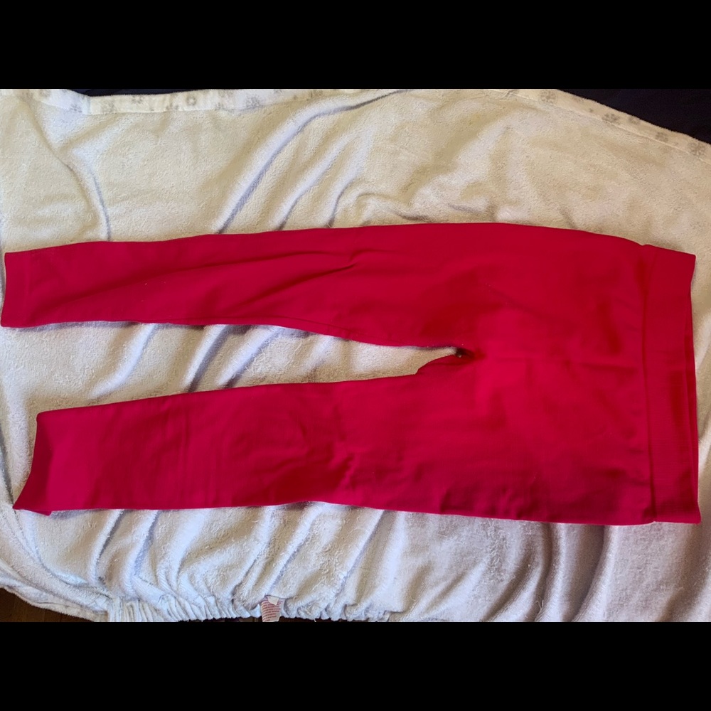 Hot Pink Leggings.